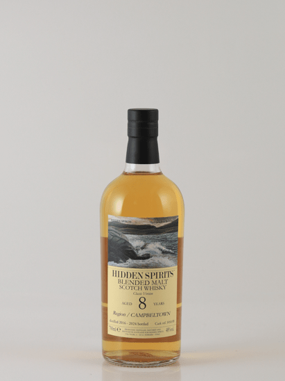Hidden Spirits Campbeltown Blended 8 Year Old 2016 - Bottle Of Japan