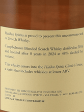 Load image into Gallery viewer, Hidden Spirits Campbeltown Blended 8 Year Old 2016 - Bottle Of Japan