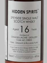 Load image into Gallery viewer, Hidden Spirits Craigellachie 16 Year Old 2008 - Bottle Of Japan
