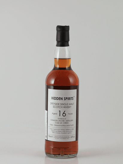 Hidden Spirits Craigellachie 16 Year Old 2008 - Bottle Of Japan