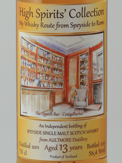 High Spirits Aultmore 13 Year Old 2011 - Bottle Of Japan