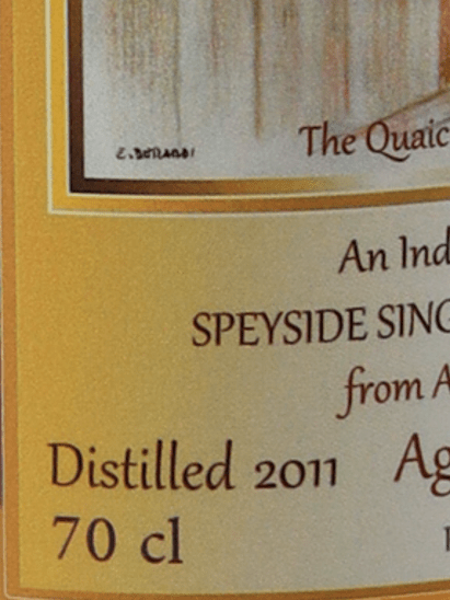High Spirits Aultmore 13 Year Old 2011 - Bottle Of Japan
