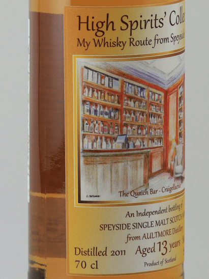 High Spirits Aultmore 13 Year Old 2011 - Bottle Of Japan