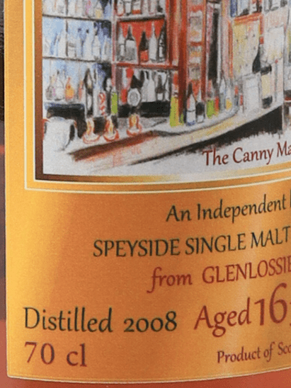 High Spirits Glenlossie 16 Year Old 2008 - Bottle Of Japan
