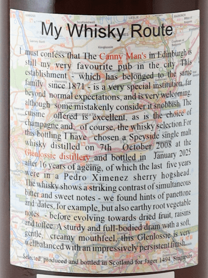 High Spirits Glenlossie 16 Year Old 2008 - Bottle Of Japan