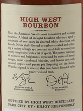 Load image into Gallery viewer, High West Bourbon - Bottle Of Japan