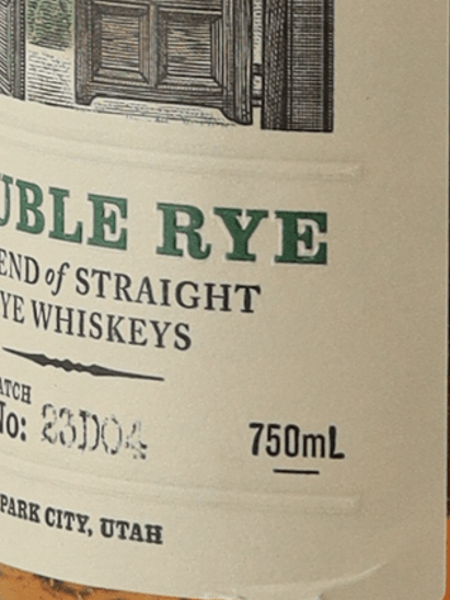 High West Double Rye - Bottle Of Japan