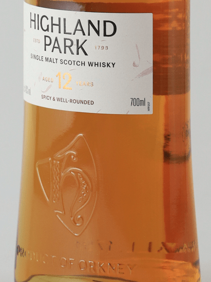 Highland Park 12 Year Old New Label - Bottle Of Japan