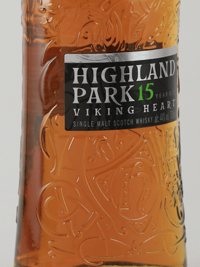 Highland Park 15 Year Old Viking Heart Glass Bottle - Bottle Of Japan