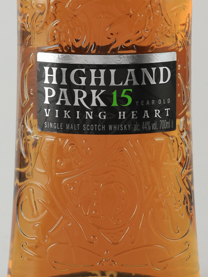 Highland Park 15 Year Old Viking Heart Glass Bottle - Bottle Of Japan