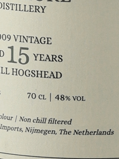 Hogshead Indie Mortlach 15 Year Old 2009 - Bottle Of Japan