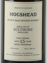 Load image into Gallery viewer, Hogshead Indie Mortlach 15 Year Old 2009 - Bottle Of Japan