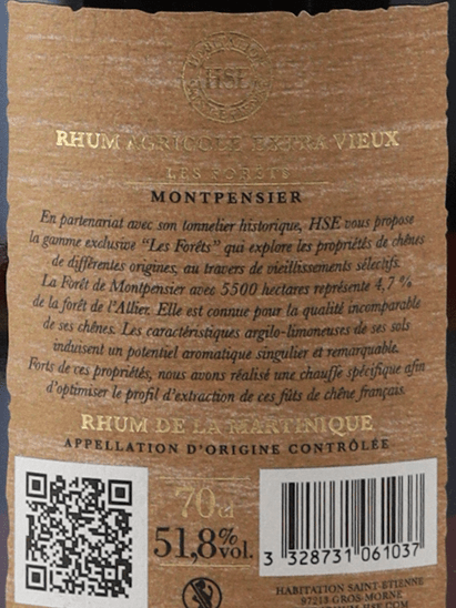 HSE Saint Etienne Brut de Fût Forêt de Montpensier 2015 - Bottle Of Japan