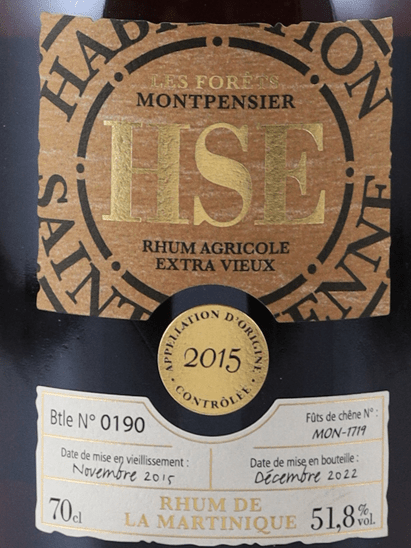 HSE Saint Etienne Brut de Fût Forêt de Montpensier 2015 - Bottle Of Japan