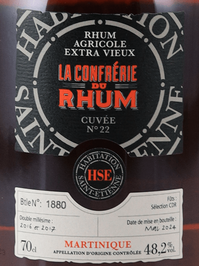 HSE Saint Etienne Cuvee 22 Double Millésime 2016&2017 for LCDR - Bottle Of Japan