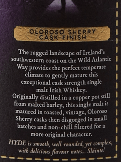 Hyde Oloroso Sherry Cask Strength - Bottle Of Japan
