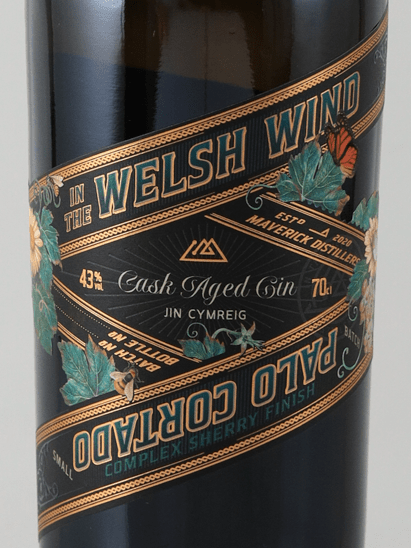 In The Welsh Wind Palo Cortado Cask Aged Gin - Bottle Of Japan