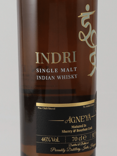 Indri Single Malt Whisky Agneya - Bottle Of Japan