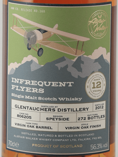 Infrequent Flyer Glentauchers 12 Year Old 2012 - Bottle Of Japan