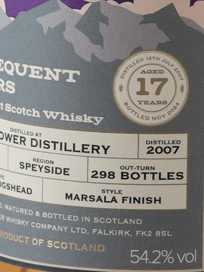 Infrequent Flyer Inchgower 17 Year Old 2007 - Bottle Of Japan