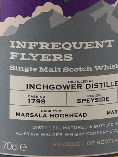 Infrequent Flyer Inchgower 17 Year Old 2007 - Bottle Of Japan