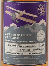 Load image into Gallery viewer, Infrequent Flyer Inchgower 17 Year Old 2007 - Bottle Of Japan