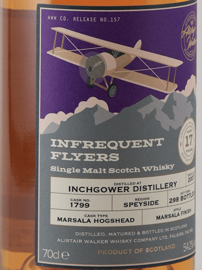 Infrequent Flyer Inchgower 17 Year Old 2007 - Bottle Of Japan