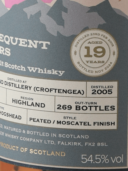Infrequent Flyer Loch Lomand 19 Year Old 2005 - Bottle Of Japan