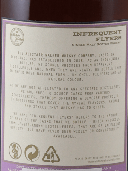 Infrequent Flyer Tullibardine 12 Year Old 2012 - Bottle Of Japan