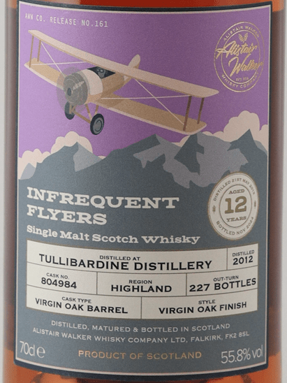 Infrequent Flyer Tullibardine 12 Year Old 2012 - Bottle Of Japan