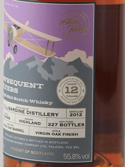 Infrequent Flyer Tullibardine 12 Year Old 2012 - Bottle Of Japan