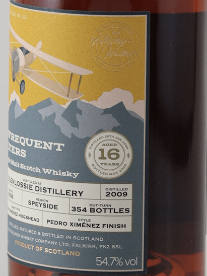 Infrequent Flyers Glenlossie 16 Year Old 2009 - Bottle Of Japan
