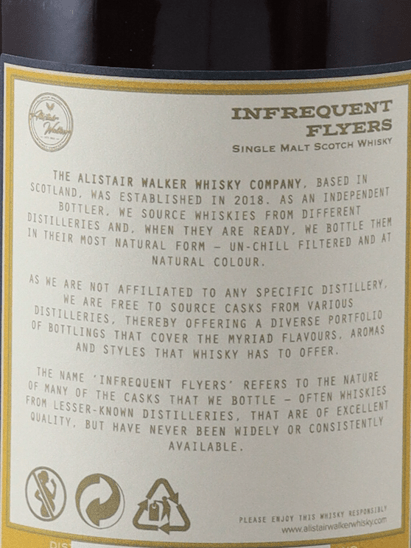 Infrequent Flyers Glenlossie 16 Year Old 2009 - Bottle Of Japan