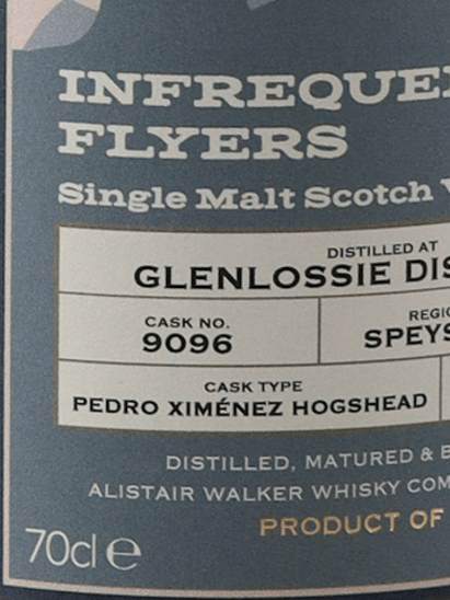 Infrequent Flyers Glenlossie 16 Year Old 2009 - Bottle Of Japan