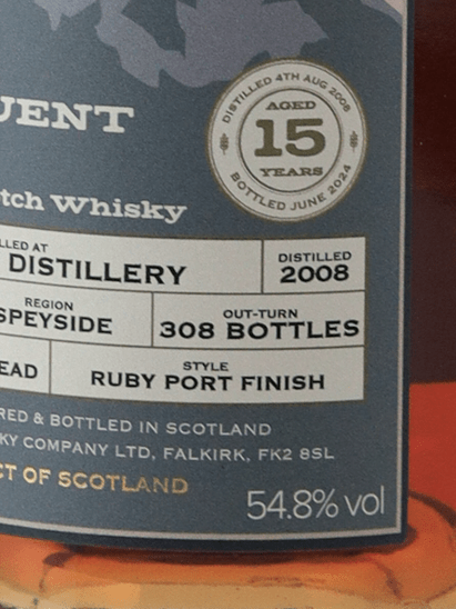 Infrequent Flyers Glenspey 15 Year Old 2008 - Bottle Of Japan