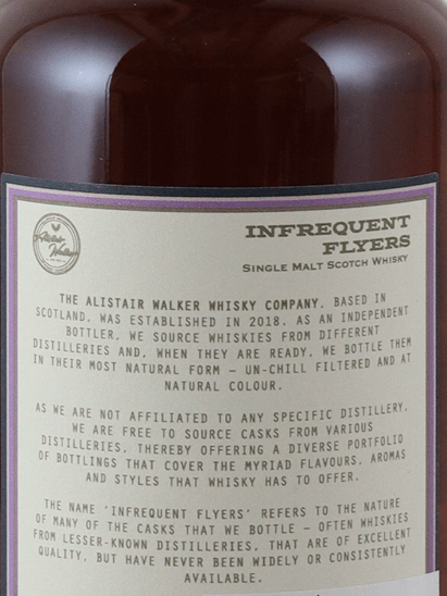 Infrequent Flyers Glenspey 15 Year Old 2008 - Bottle Of Japan