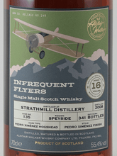 Load image into Gallery viewer, Infrequent Flyers Strathmill 16 Year Old 2008 - Bottle Of Japan