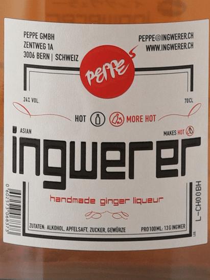 Ingwerer Ginger Liqueur 700ml - Bottle Of Japan