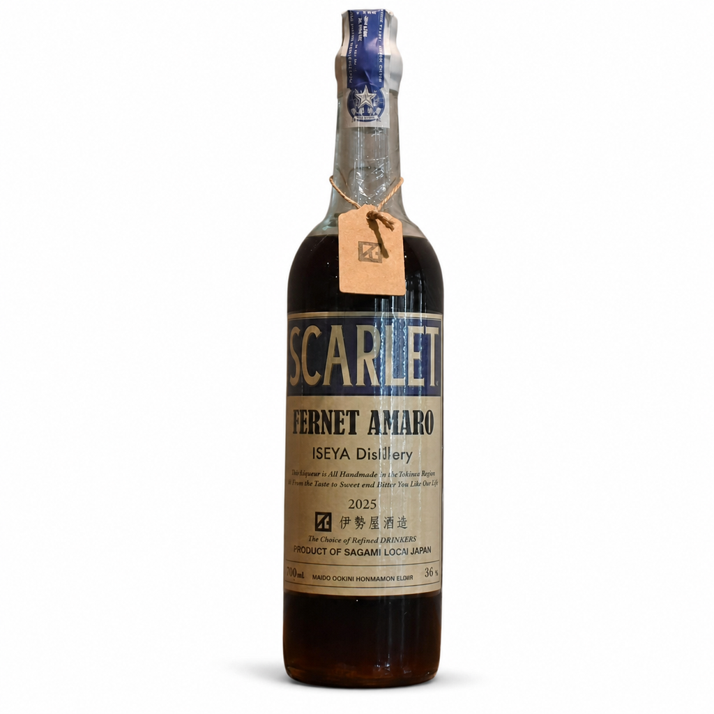 Iseya Sake Brewery Scarlettnettonet Amaro 2025 Regular product 36.0% 700ml on white background
