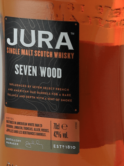 Isle of Jura Seven Wood - Bottle Of Japan