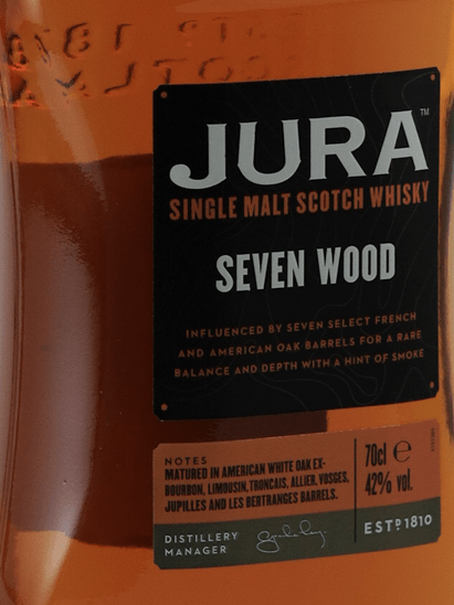 Isle of Jura Seven Wood - Bottle Of Japan