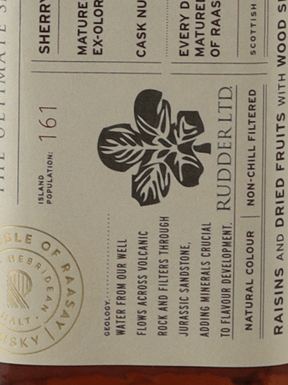 Isle of Raasay 4 Year Old 2021 for THE ULTIMATE SPIRITS - Bottle Of Japan