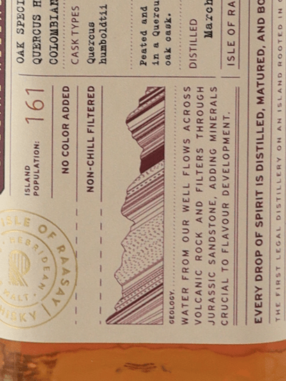 Isle of Raasay Colombian Oak Oak Species - Bottle Of Japan