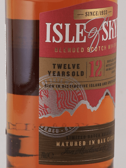 Isle of Skye 12 Year Old - Bottle Of Japan