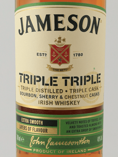 Jameson Triple Triple 700ml - Bottle Of Japan