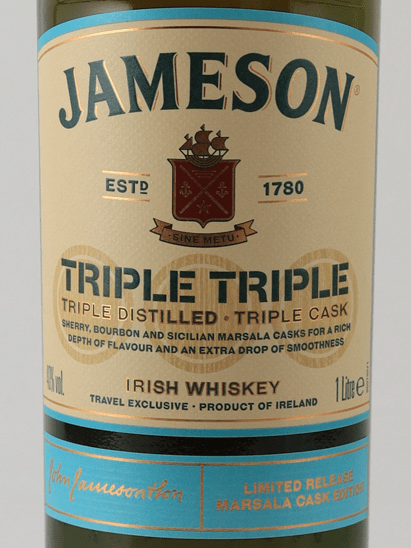 Jameson Triple Triple Marsala Cask 1L - Bottle Of Japan