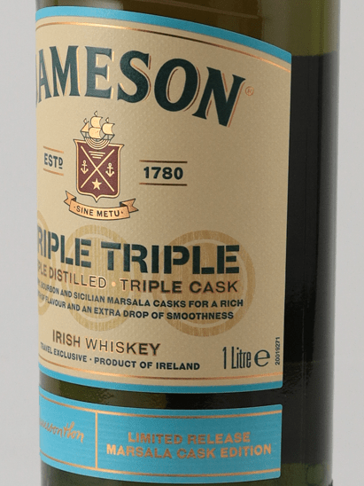 Jameson Triple Triple Marsala Cask 1L - Bottle Of Japan