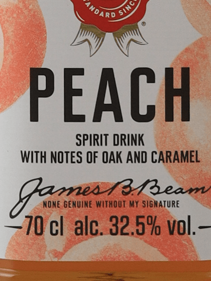 Jim Beam Peach - Bottle Of Japan