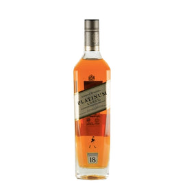 Johnnie Walker Platinum Label 18 Year Old bottle, front view