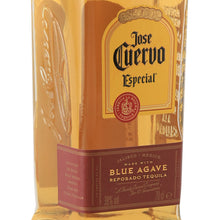 Load image into Gallery viewer, Jose Cuervo Especial Reposado tequila, left angle of the front label